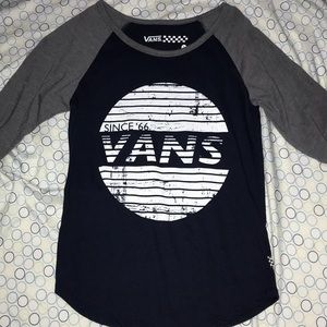 VANS baseball tee